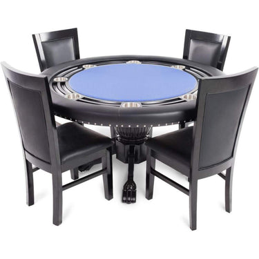 Poker & Dining Table Set Nighthawk with matching chairs by BBO - Blue